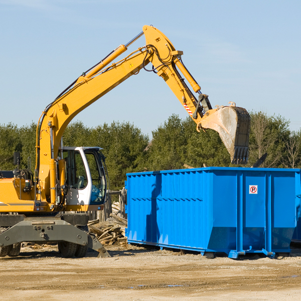 what happens if the residential dumpster is damaged or stolen during rental in Mocksville